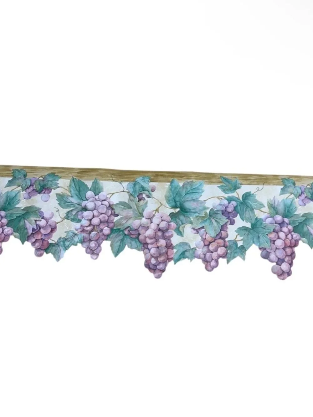 Sunworthy Vintage Wallpaper Border Grapevine Fruit Style 20 yards 2 Rolls NEW